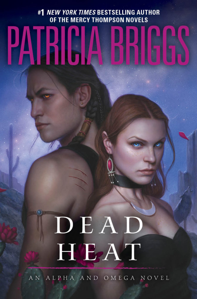 The cover to Dead Heat by Patricia Briggs.
