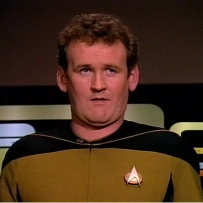 Miles O'Brien from Star Trek: The Next Generation.